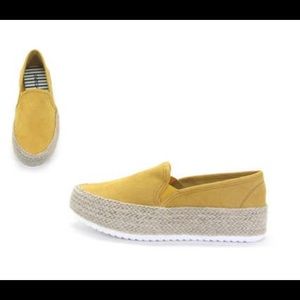 Soda mango slip on shoes
